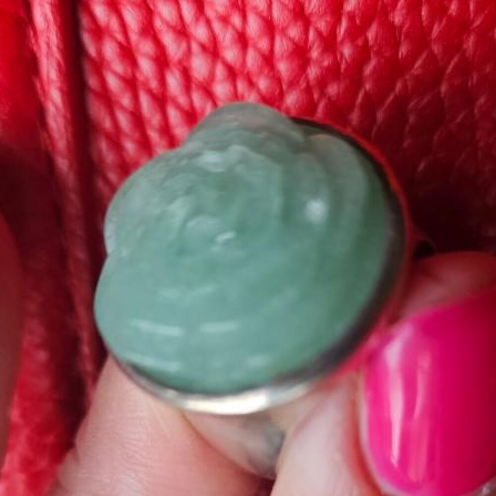 Kenneth Cole Sterling Silver Chrysoprase Ring - Picture 8 of 12